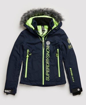 Superdry SD Ski Run Női Kabát Sötétkék | JIZCU7291